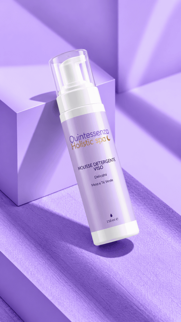 Prodotti Quintessenza mousse detergente alla mela e tè verde1